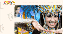 Desktop Screenshot of carnavaldelpueblo.com